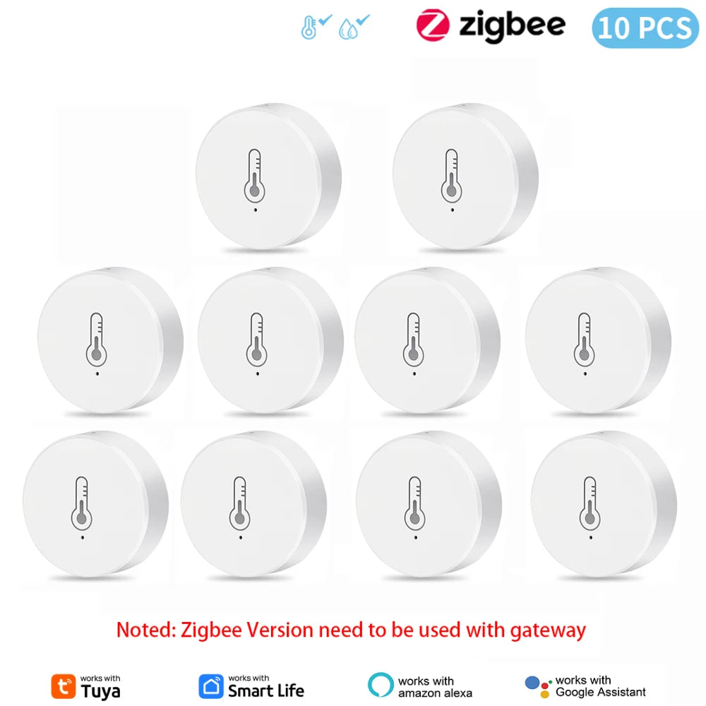 Tuya ZigBee Mini Temperature Humidity Sensor Smart Home Remote Monitor