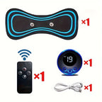 Electric Muscle Massager - EMS Neck Massage Machine with 8 Modes, 19 Strength Levels, Portable Pain Relief & Muscle Relaxation Device