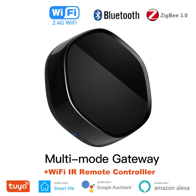 Tuya Smart Life Zigbee 3.0 Multi-Mode Gateway Hub | BLE Mesh | WiFi | IR | Voice Control