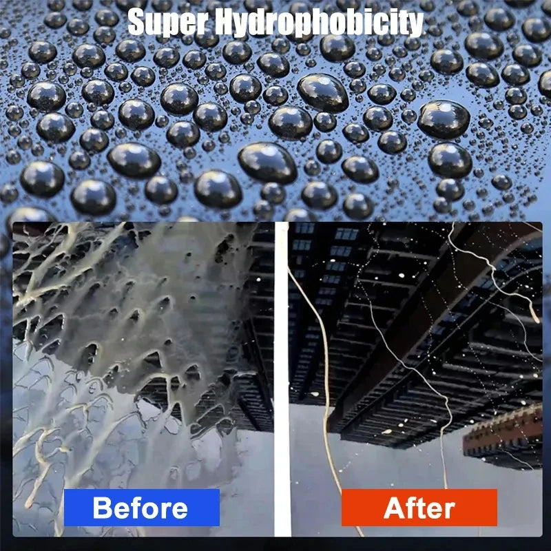 Car Ceramic Nano Coating Kit - Hydrophobic Paint Protection with Scratch Resistance, UV & Acid Rain Protection, Long-Lasting Shine