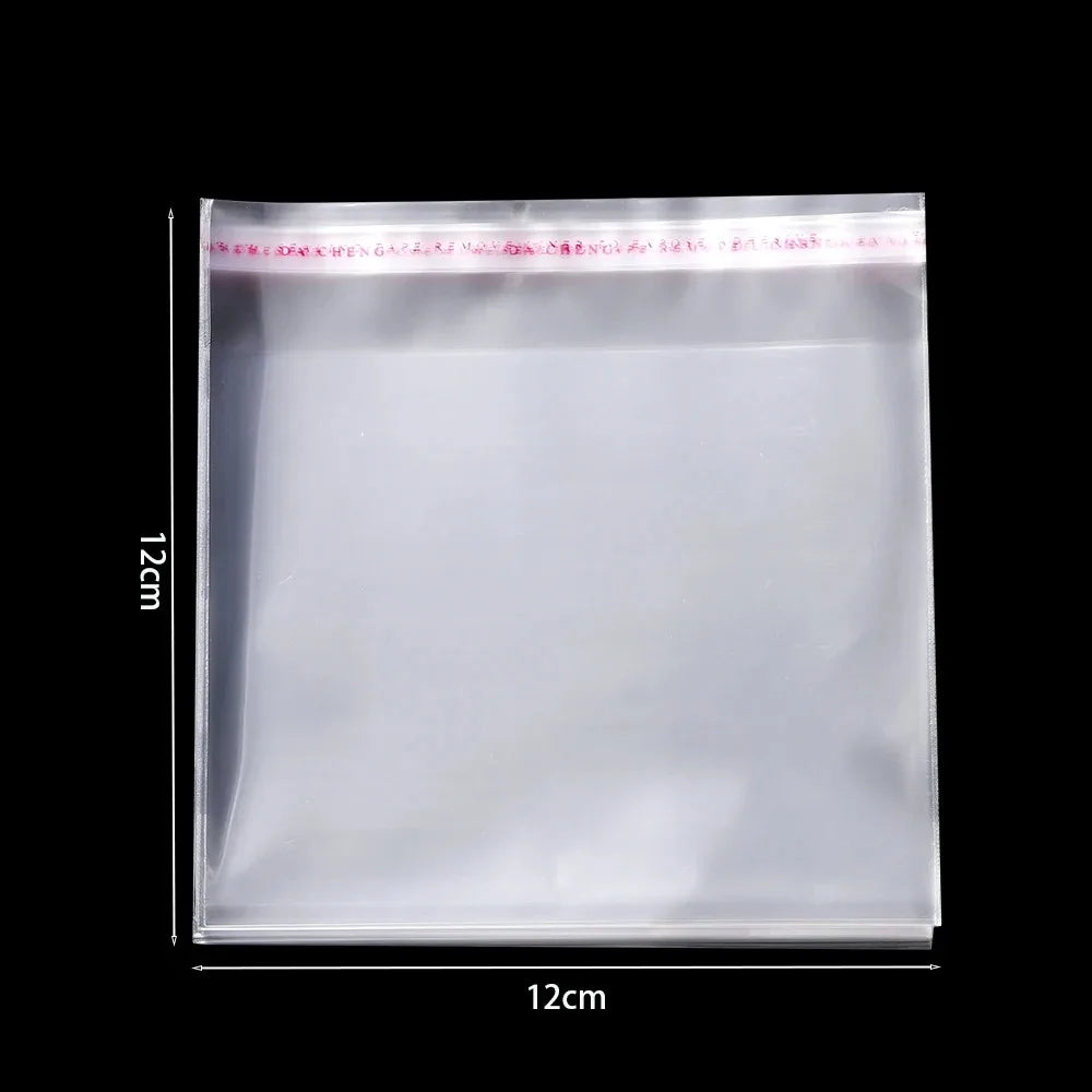 Transparent Self-Adhesive OPP Bags – 100 pcs