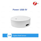 Smart Life ZigBee WiFi Senzor de mișcare umană, detecție luminanță/distanță Tuya Smart Home Automation