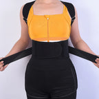 Magnetic Therapy Shoulder Posture Corrector - Scoliosis Spine Lumbar Brace for Pain Relief, Back Support for Men & Women