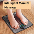 Pad de Masaj pentru Picioare - Aparat Portabil cu Încărcare USB | Terapie prin Acupunctură, Încălzire cu Puls & Masaj cu Microcurent pentru Relaxare