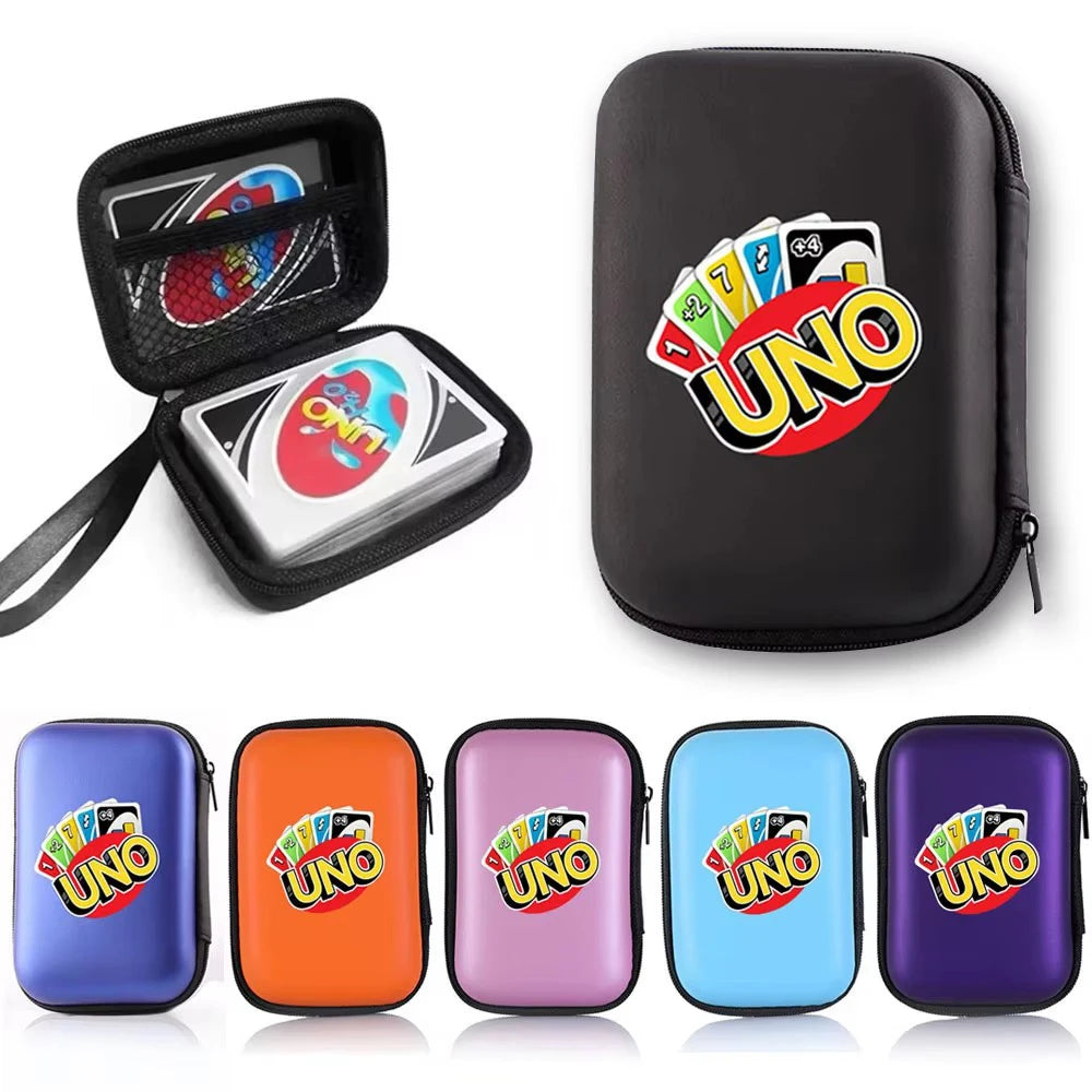 UNO Travel Zipper Case - Portable Card Holder for UNO Board Game, Perfect for Kids and Travel