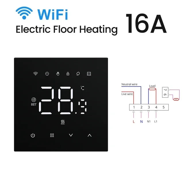 Tuya WiFi Smart Thermostat | Electric & Gas Boiler Temperature Control