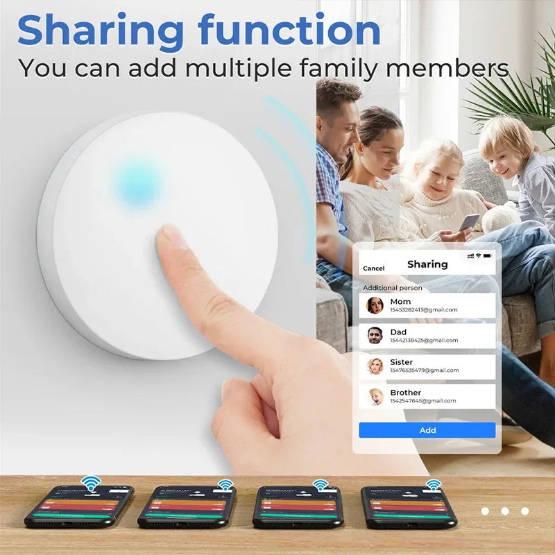 Tuya ZigBee Smart Scene Switch – Battery-Powered Intelligent Linkage for Smart Home Automation
