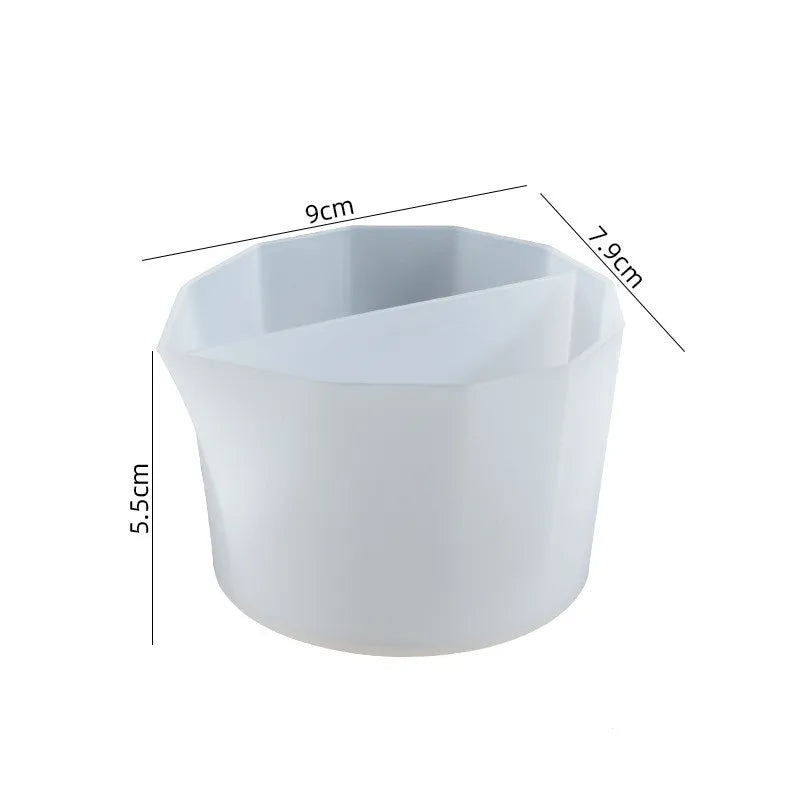 4Pcs Silicone Split Cups - Paint Pouring Tools for Resin Art, Acrylic Pouring, and DIY Crafts