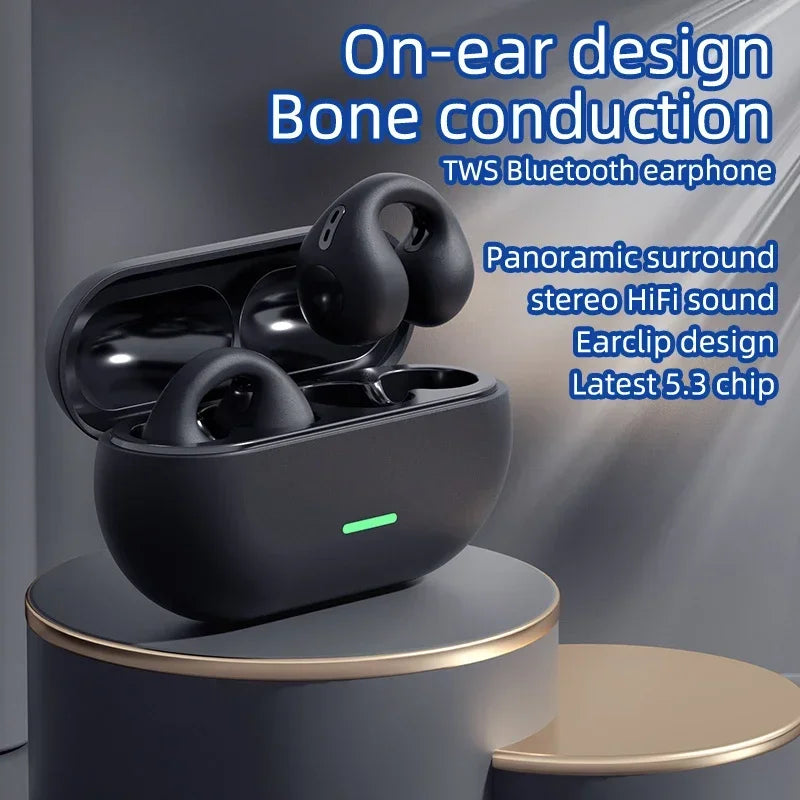 T75 Sport Bone-Conduction Bluetooth 5.3 Earphones | Open-Ear, Waterproof & HiFi Sound