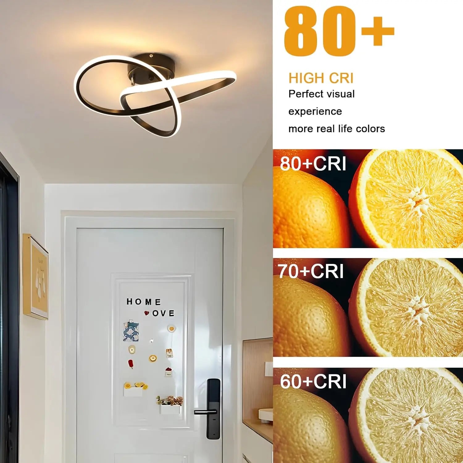 38W Tealight LED Ceiling Light, Flower Design, Warm White 3000K