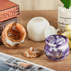 Jar Silicone Molds with Lid - Epoxy Resin Casting Molds for Storage Boxes, Candy, and Jewelry Containers