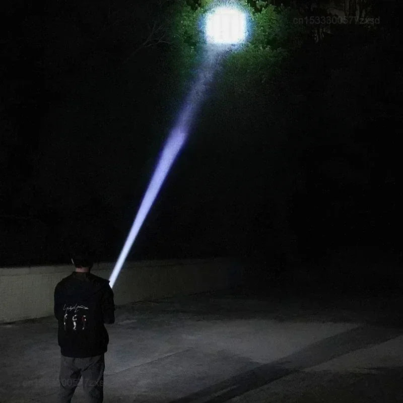 Rechargeable Outdoor Flashlight Portable Strong Light