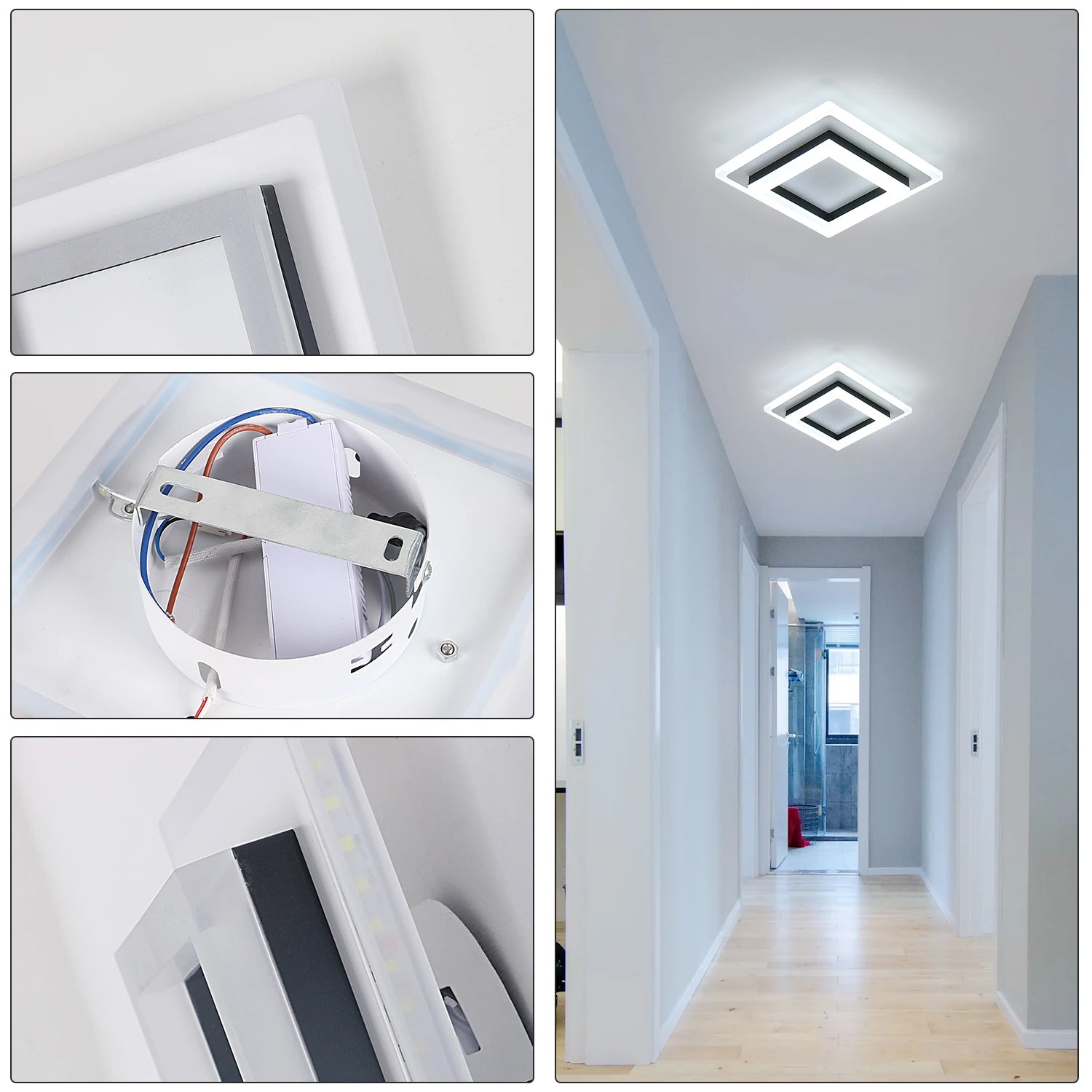 Modern LED Ceiling Light 30W, 3400LM