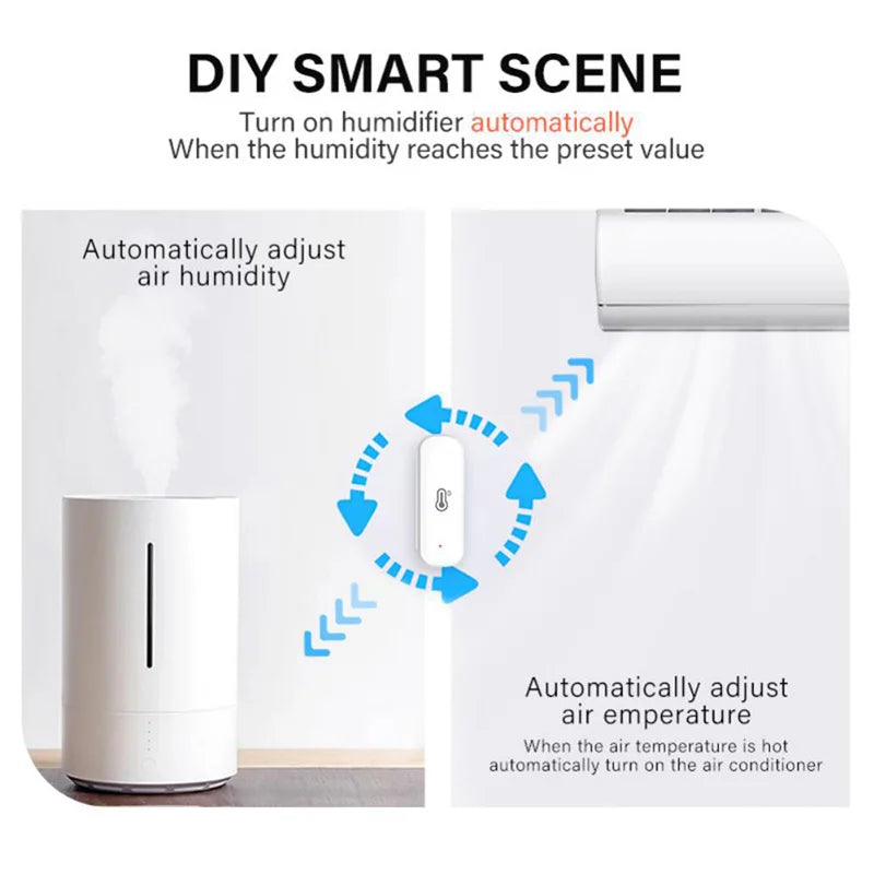 Cozylife Smart Temperature & Humidity Sensor, Indoor Hygrometer