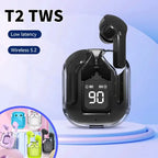 T2 Wireless Bluetooth Earphones | HiFi Sound | LED Power Display