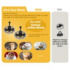 HiBREW Automatic Milk Frother - Cold/Hot Frothing Foamer for Latte, Cappuccino, and Hot Chocolate, Cool Touch Design, Model M1A