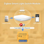 Tuya WiFi ZigBee Smart Dimmer Switch | 1/2 Gang | Voice & APP Control