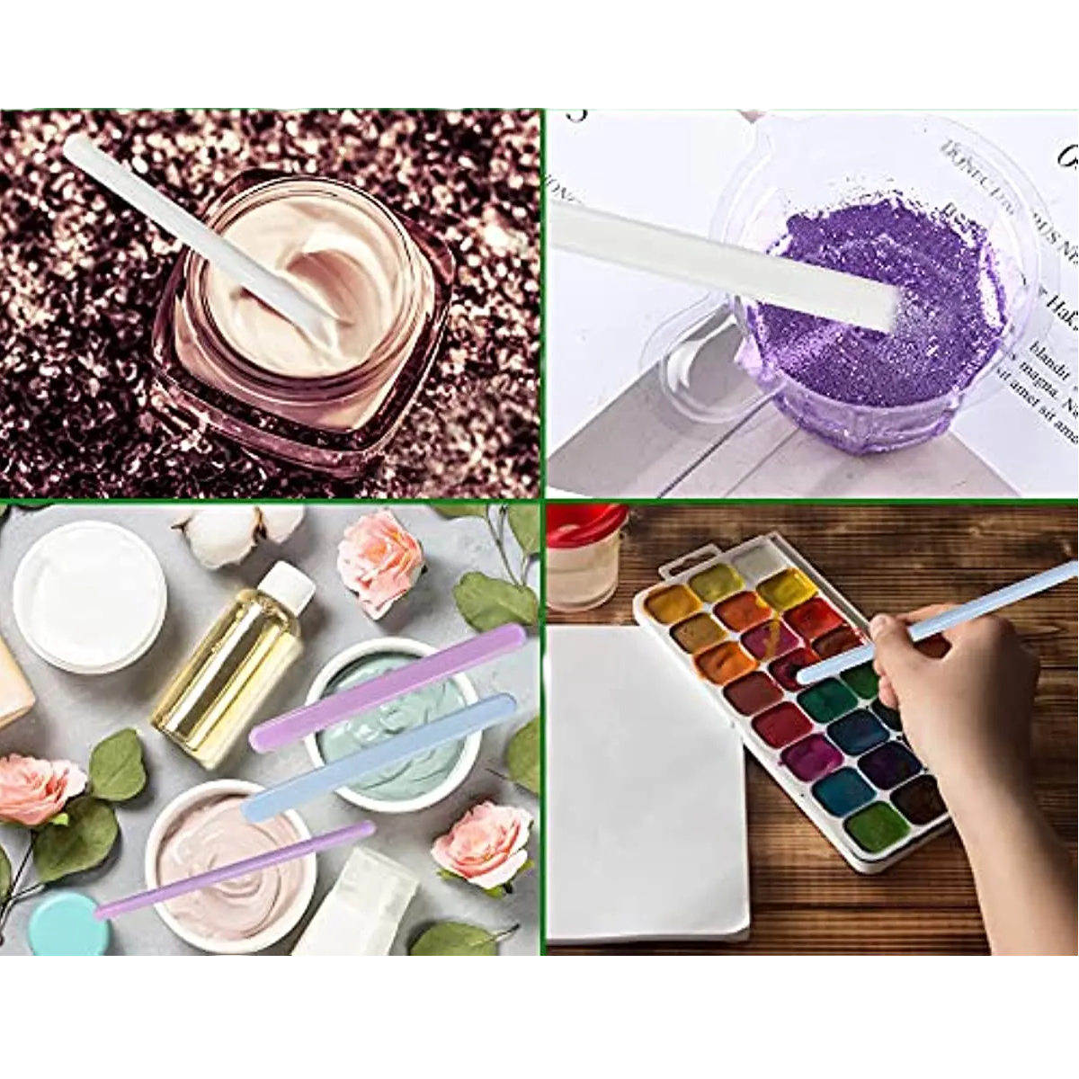 Set 3 Bețe de Amestecare din Silicon – Unelte pentru Turnare Rășină și Proiecte DIY
